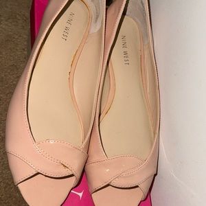 COPY - Nine West blush flats. Never worn